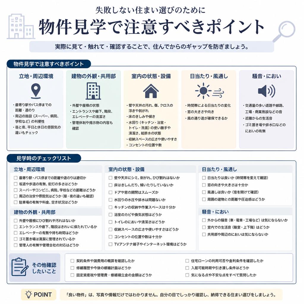 5. 理想の物件を見つけるための物件見学