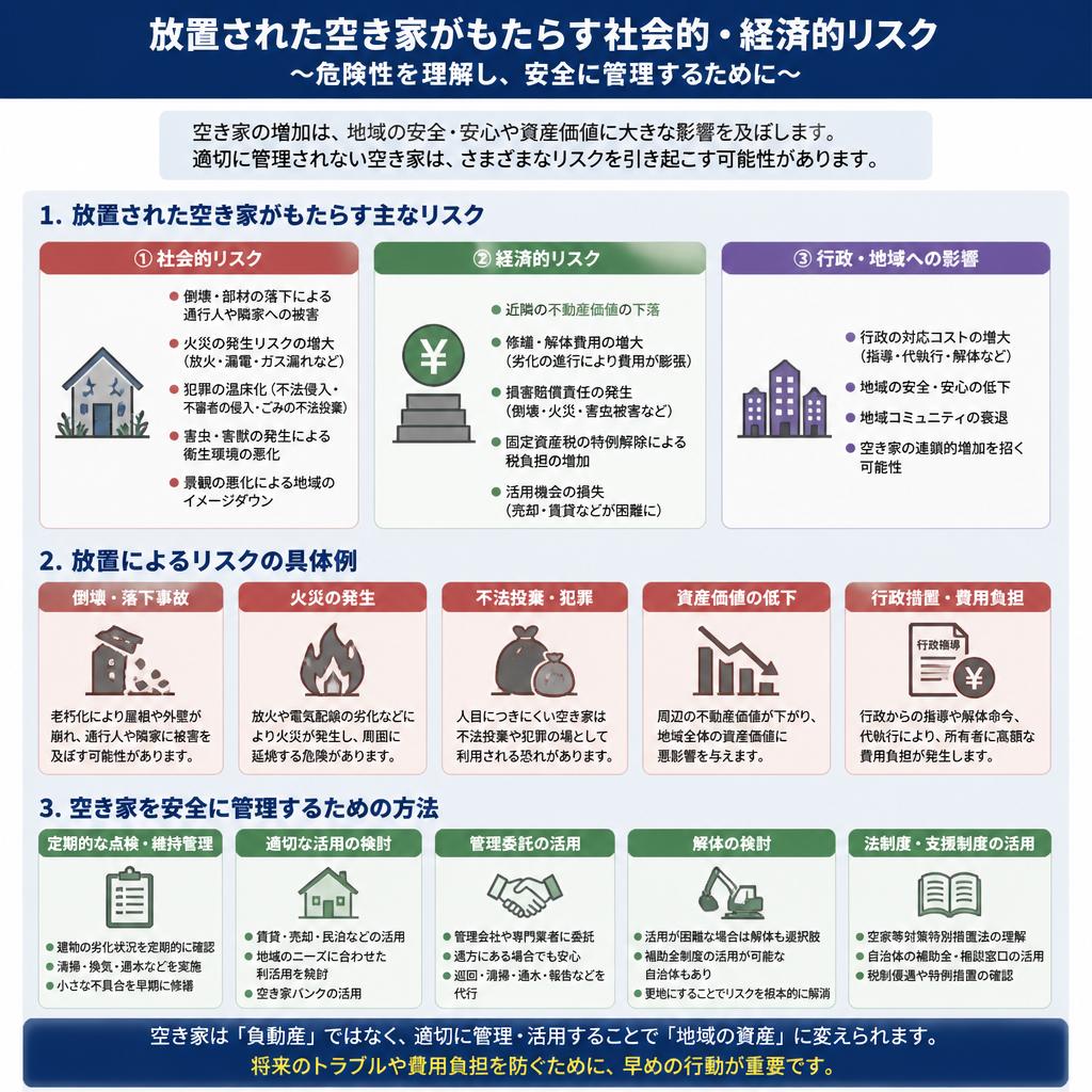 空き家がもたらすリスク