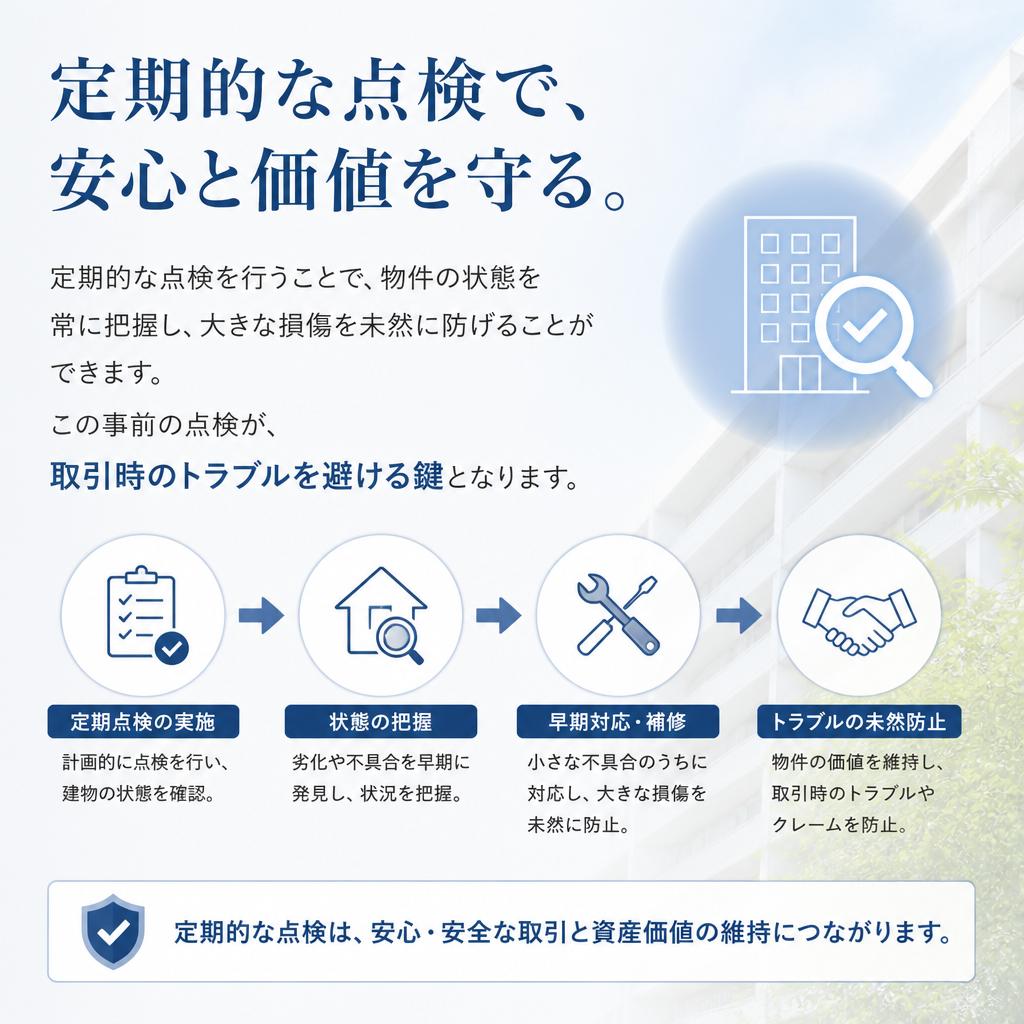 物件の定期点検の必要性
