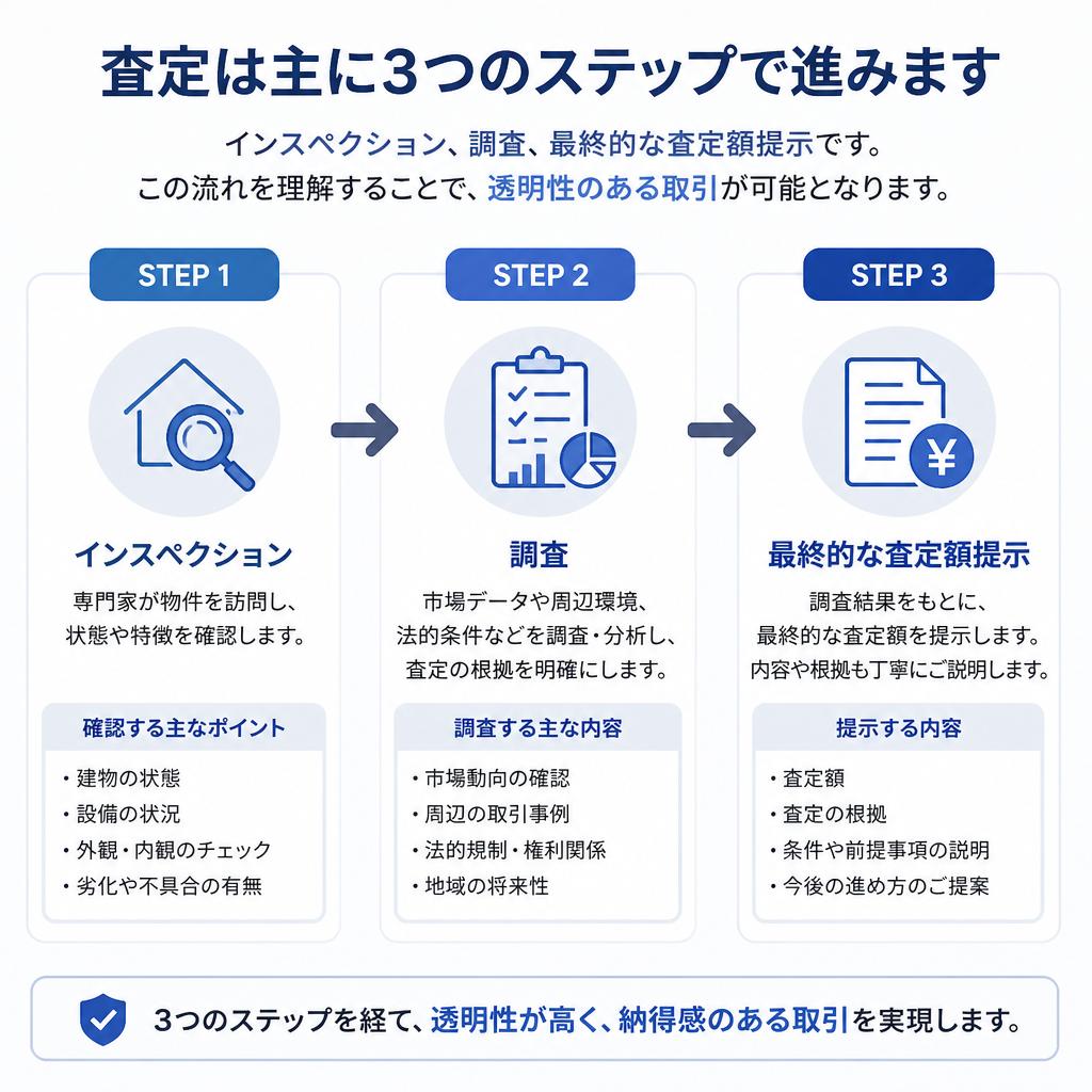 査定の流れとポイント