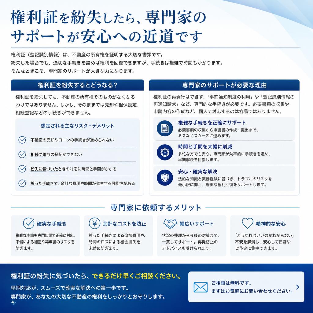 専門家のサポートを受けるメリット