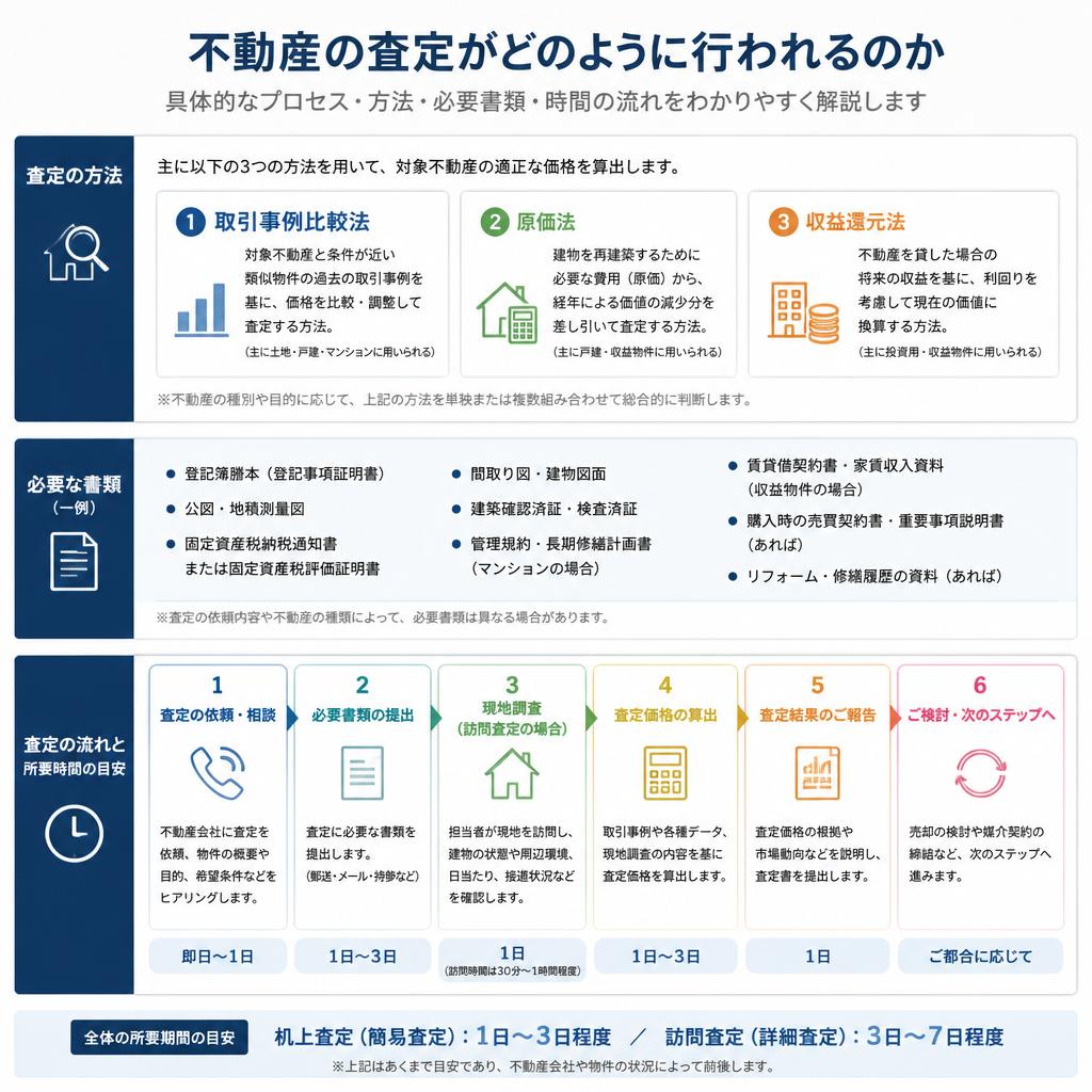 不動産査定のプロセス