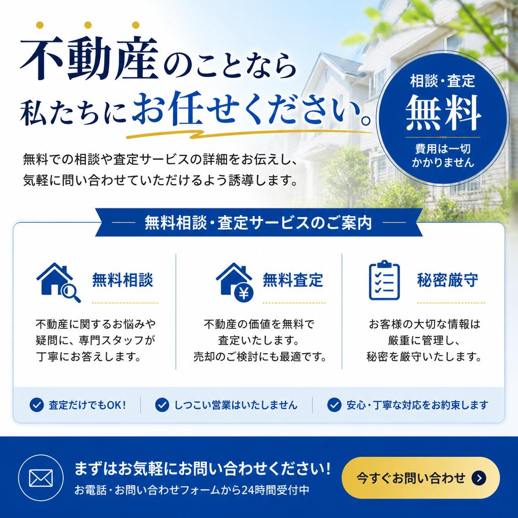 無料相談・査定のご案内