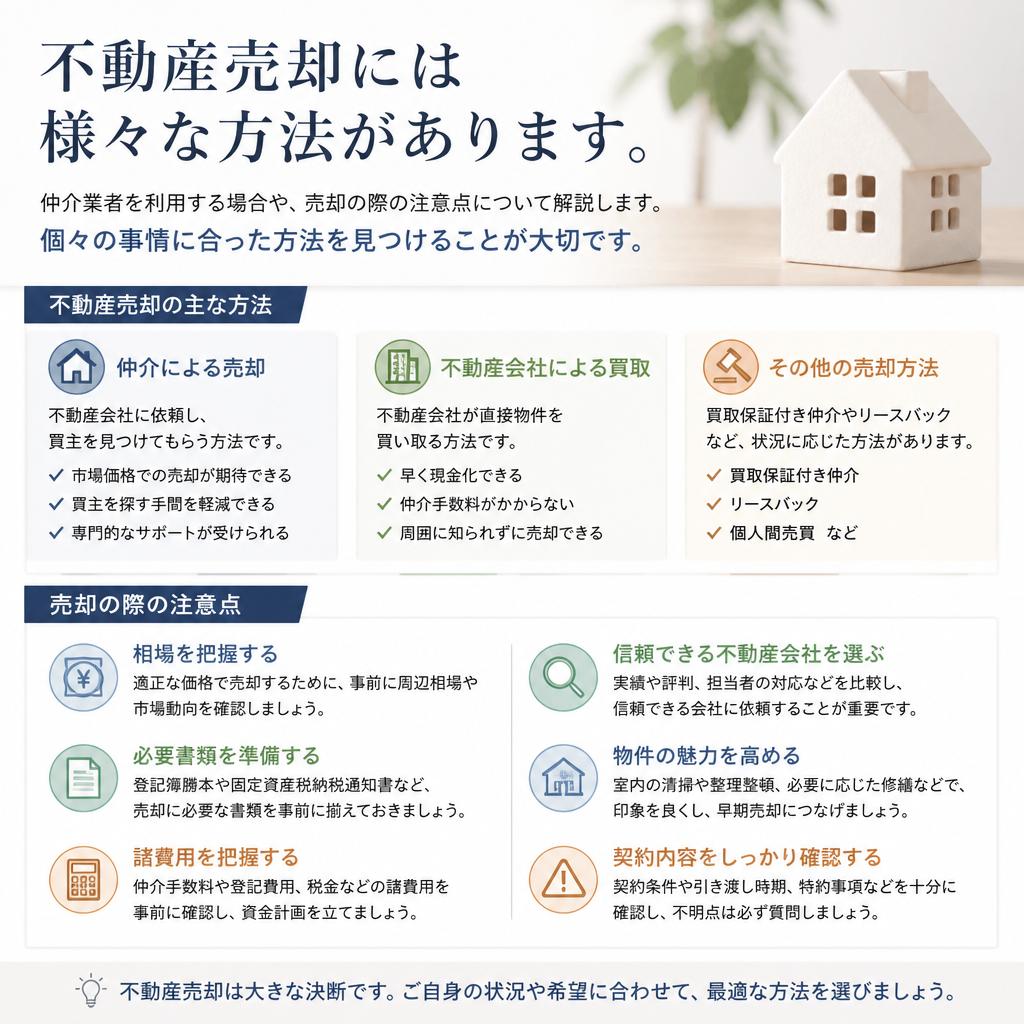 売却方法の選択肢