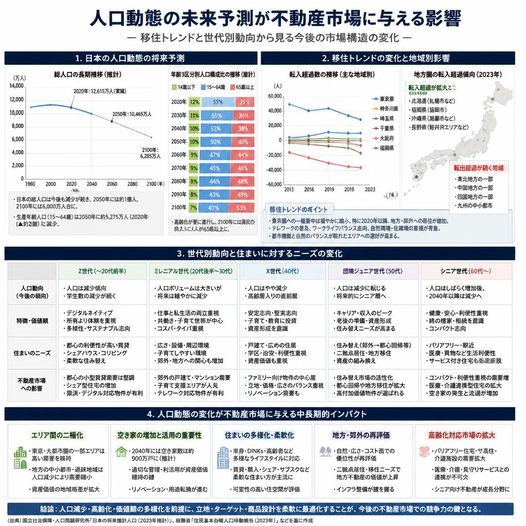 八王子市の人口動態を読み解く
