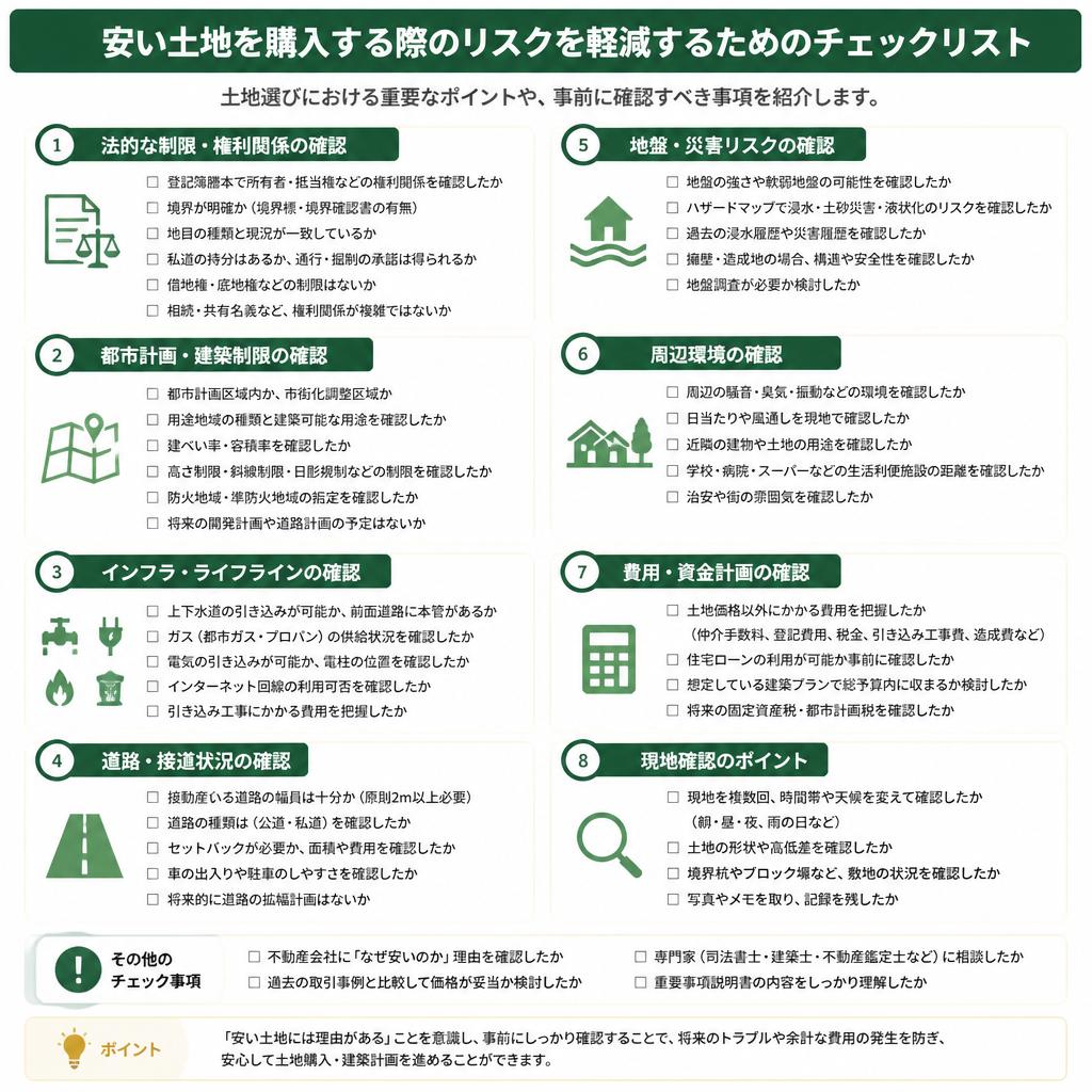 リスク回避のためのチェックポイント