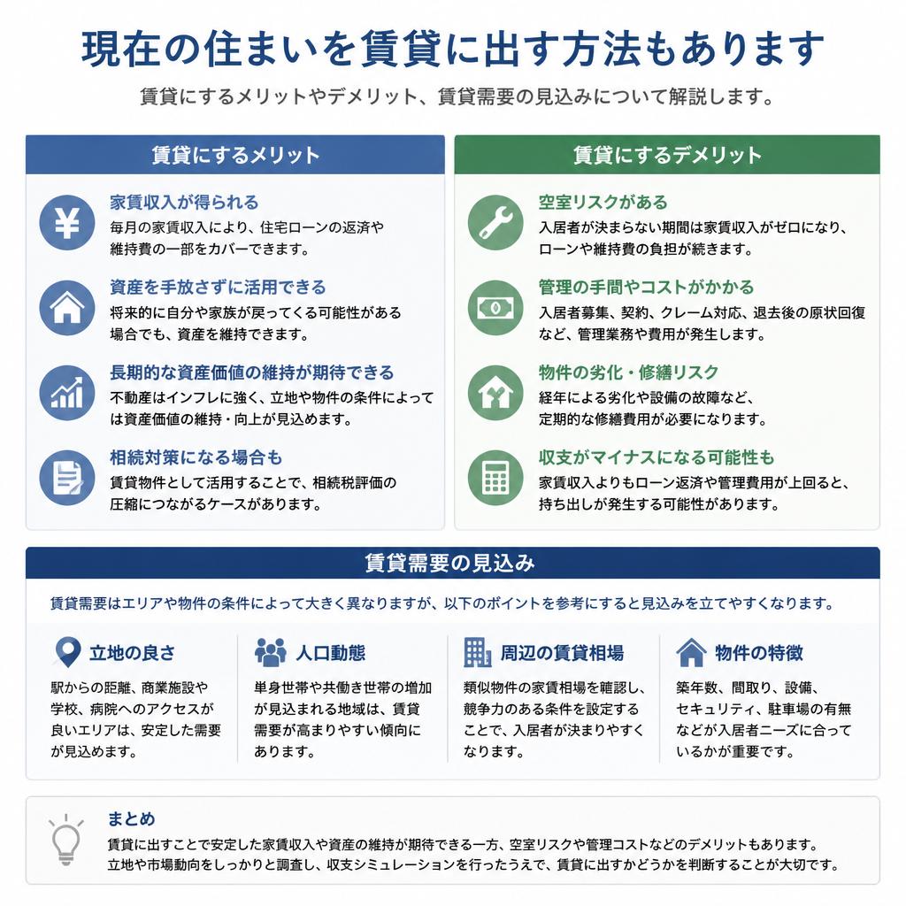 選択肢その2: 賃貸物件として貸し出す
