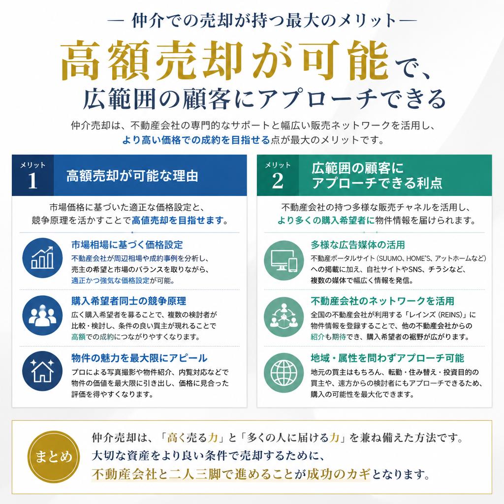 2. 仲介のメリット