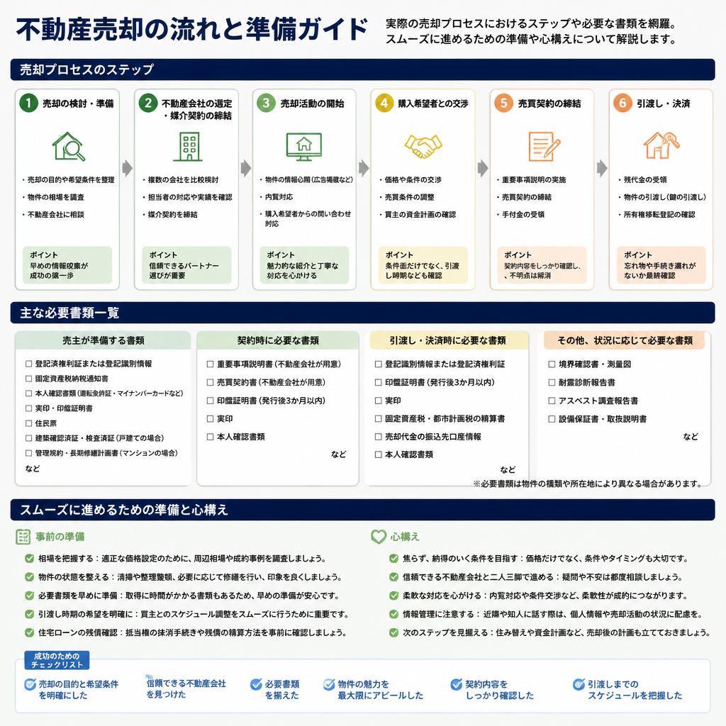 成約までの流れと必要書類