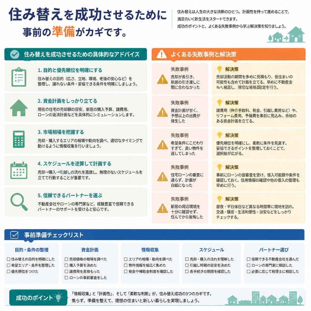 失敗しないための住み替えのコツ