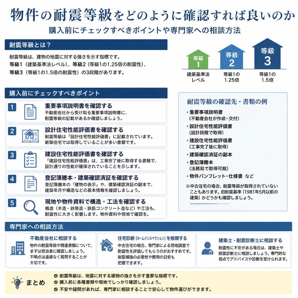 耐震等級の確認方法