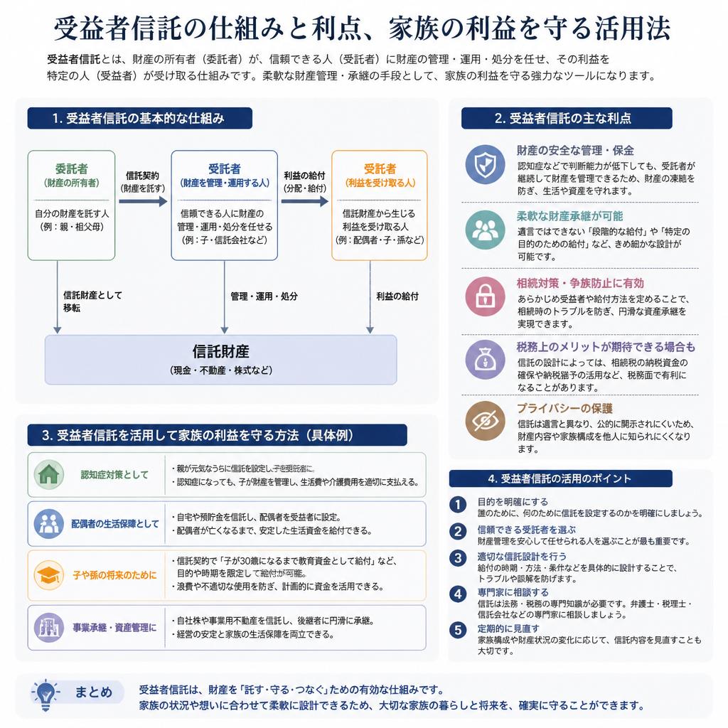 4. 受益者信託のメリット