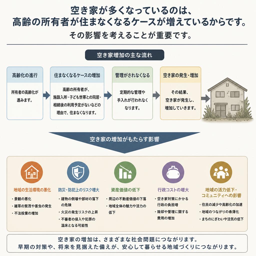 空き家の所有者に迫る「高齢化」の現実