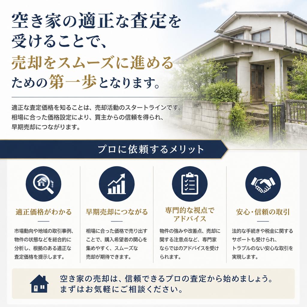 空き家の適正査定を受ける重要性