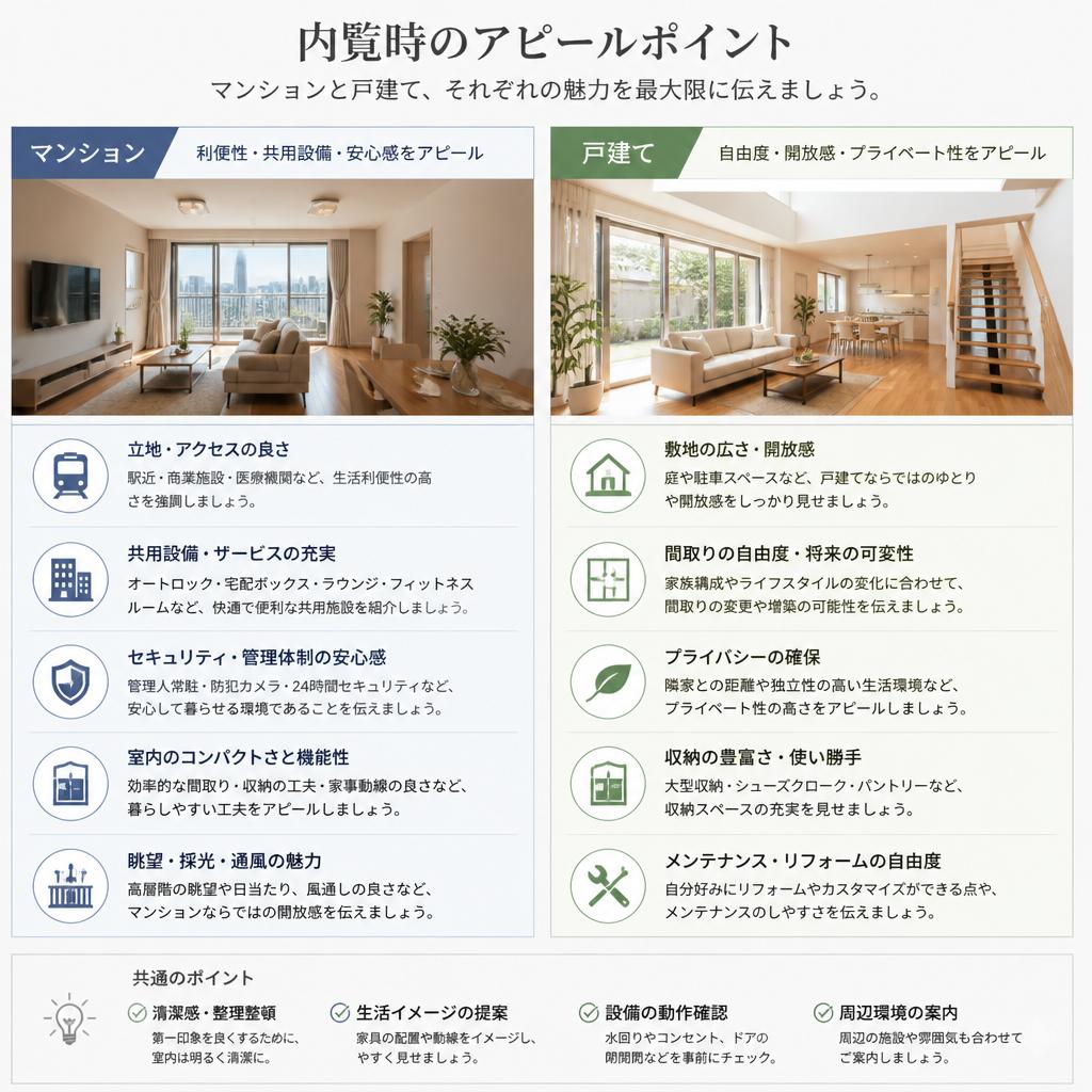 内覧時のアピール方法
