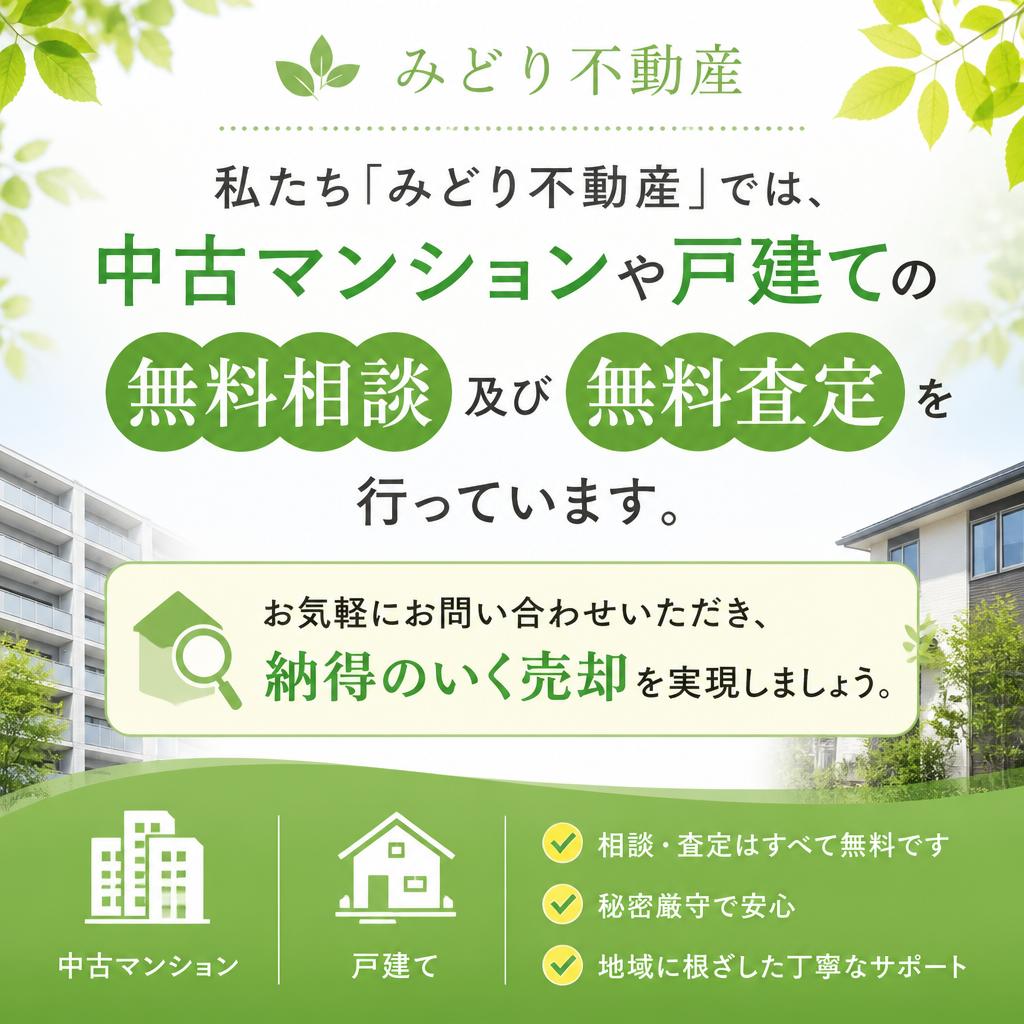 無料相談・査定のお知らせ
