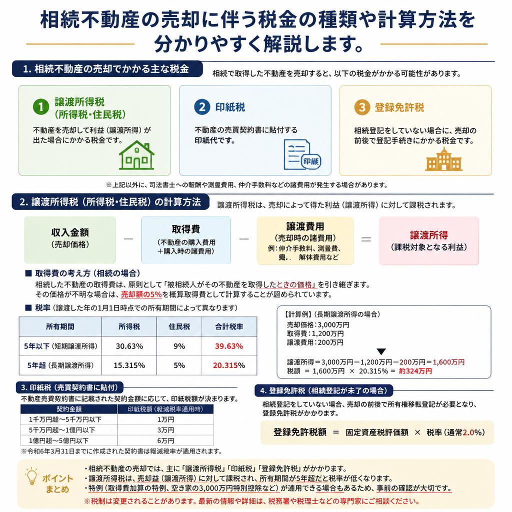 4. 売却前に知っておくべき税金の知識