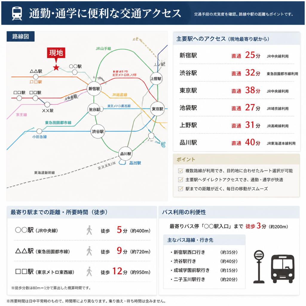 4. 交通アクセスの利便性