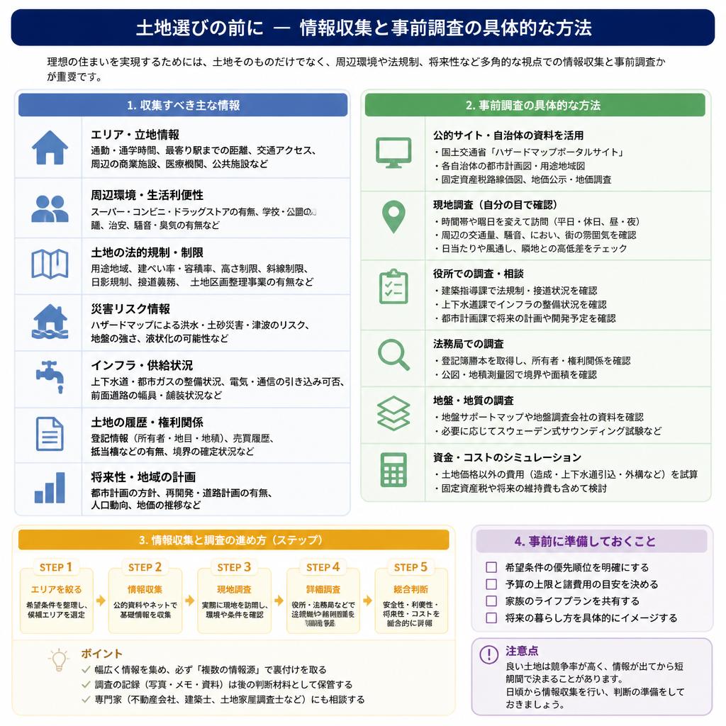 失敗しないための事前調査