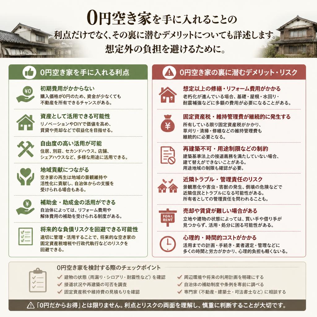 メリットとデメリット