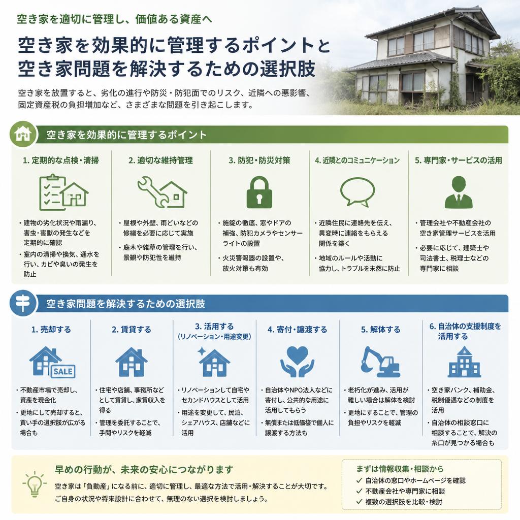 空き家の管理方法