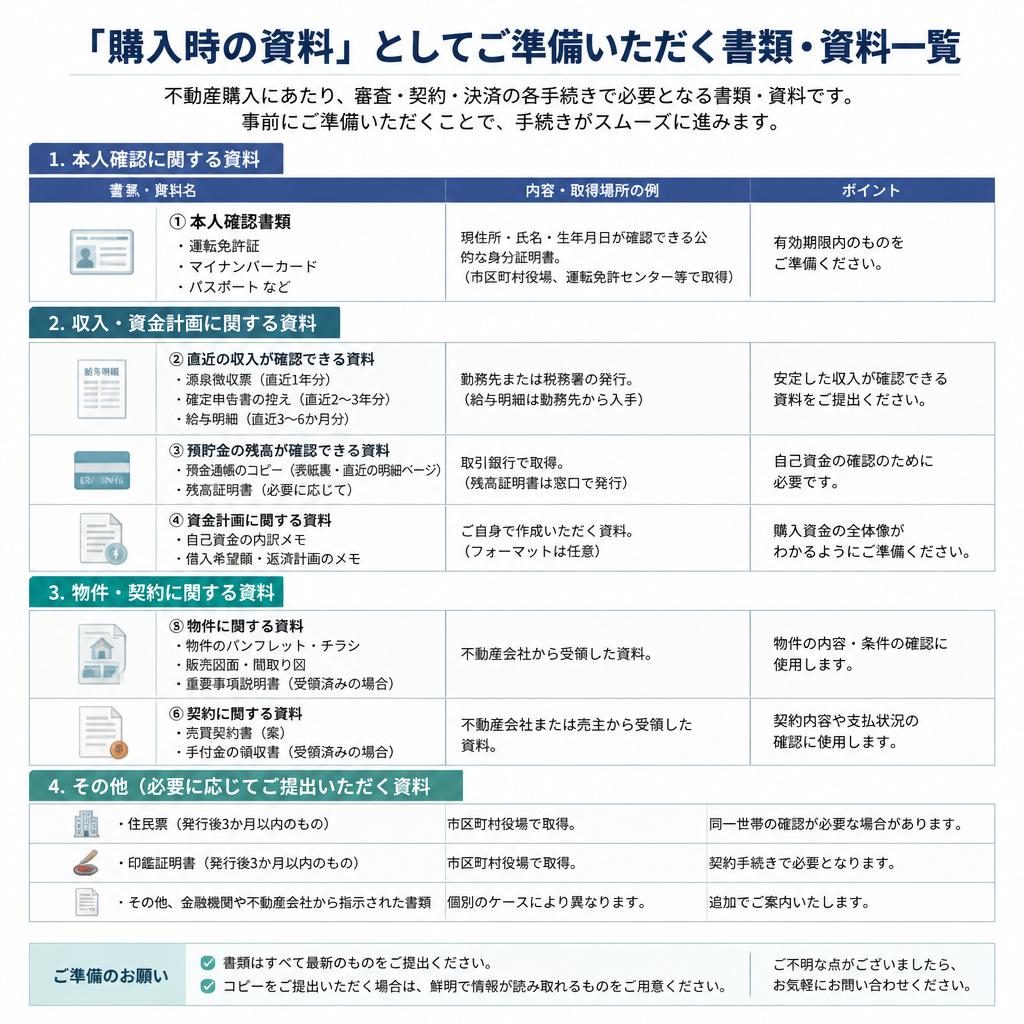 2. 購入時の資料とは何か