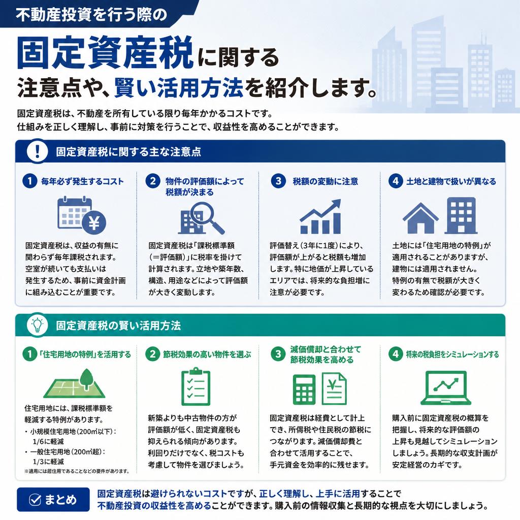 不動産投資における税金のポイント