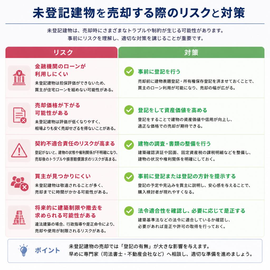未登記建物のリスク