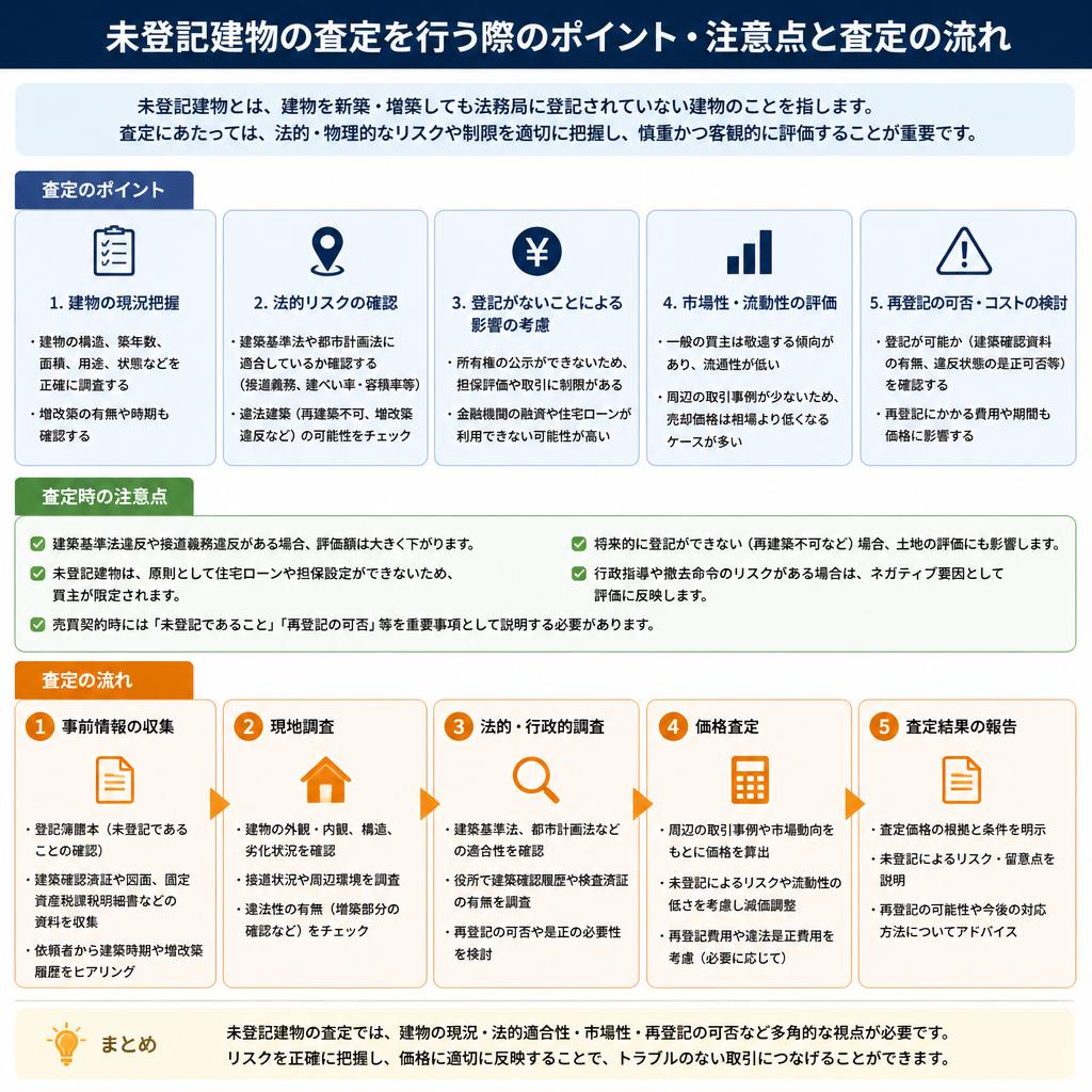 未登記建物の査定方法
