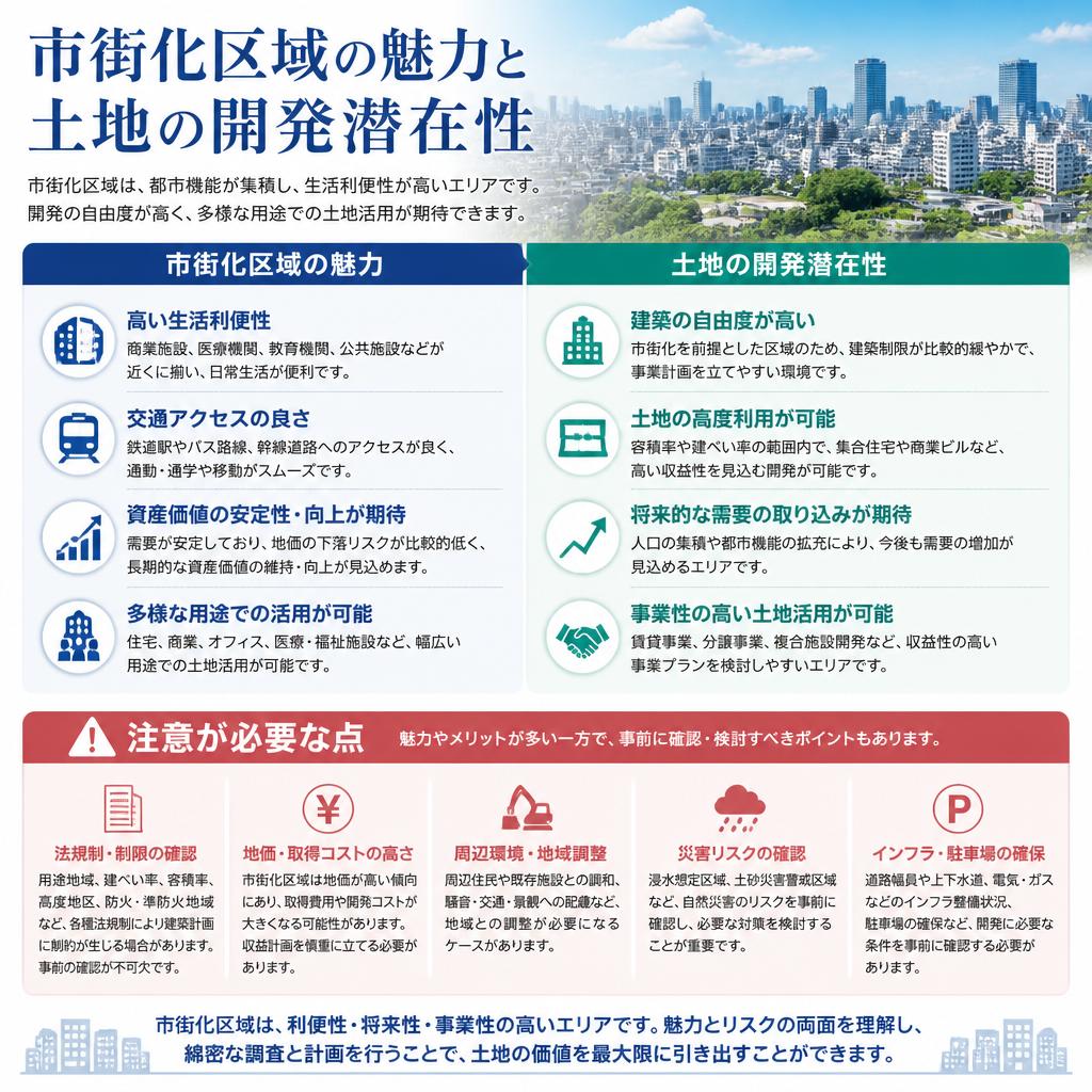 2. 市街化区域のメリットとデメリット