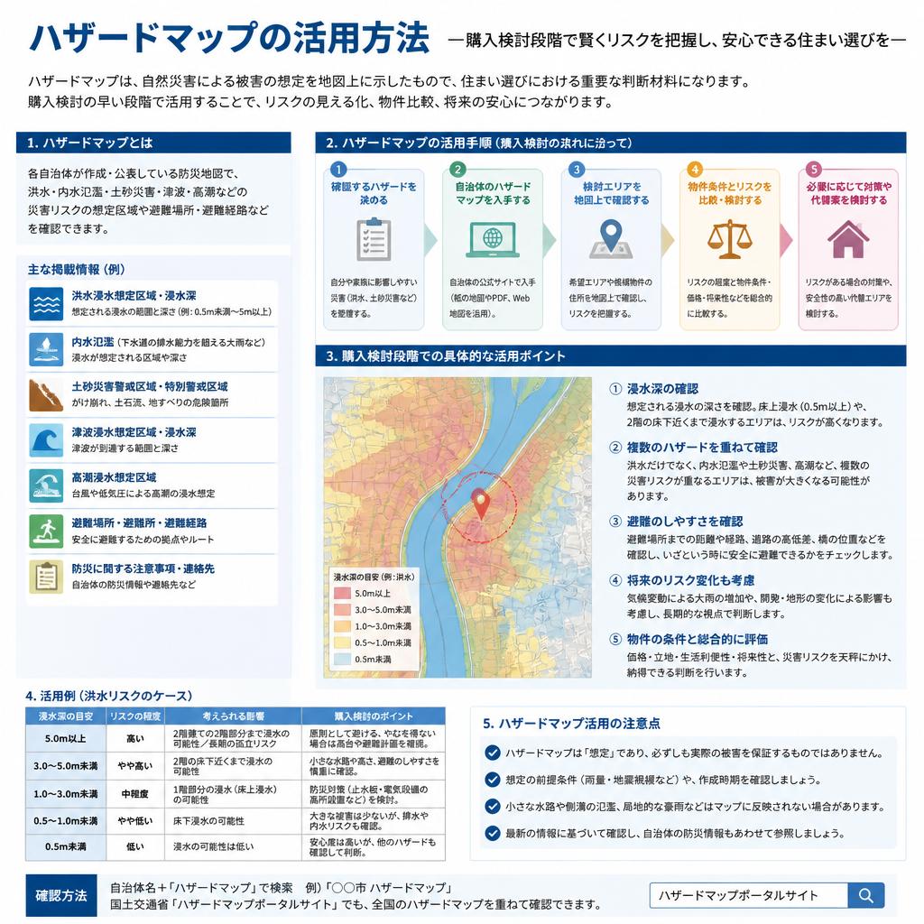 不動産購入におけるハザードマップの活用法