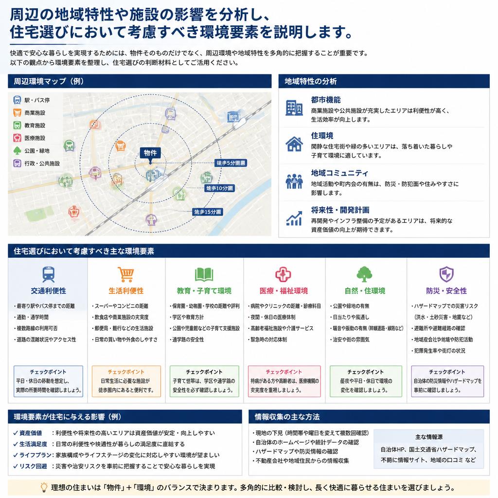 周辺環境の重要性
