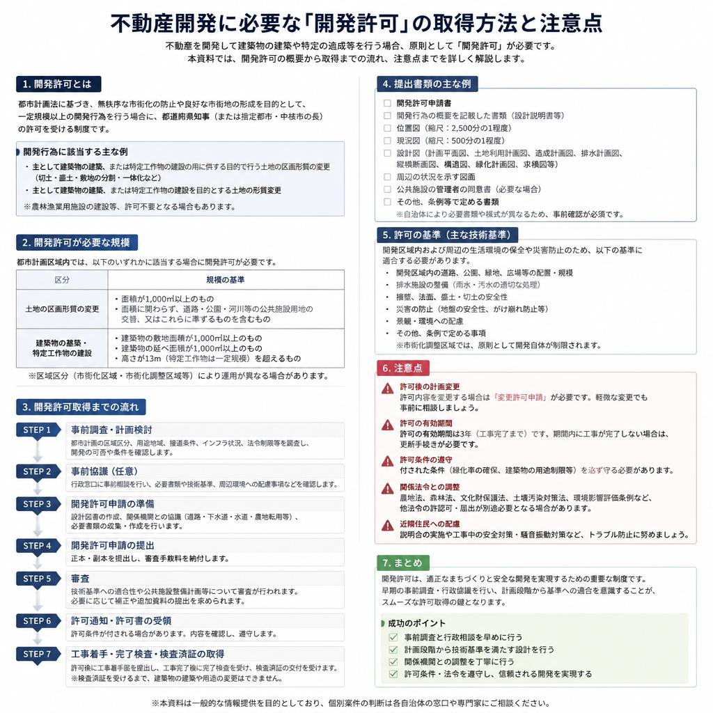 5. 開発許可の取得プロセス