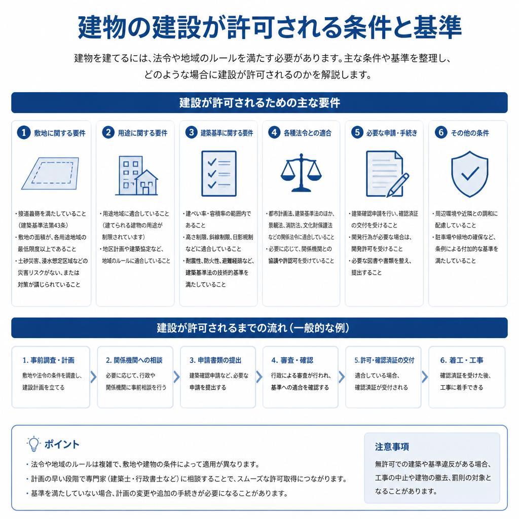 市街化調整区域で建物を建てるための条件