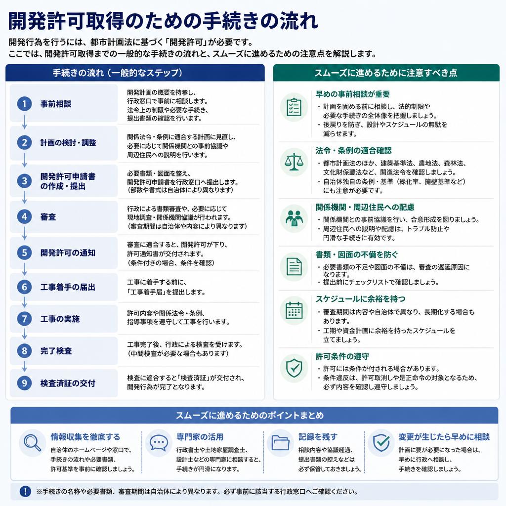 手続きの流れと注意点