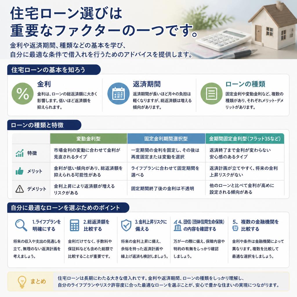 住宅ローンの選び方