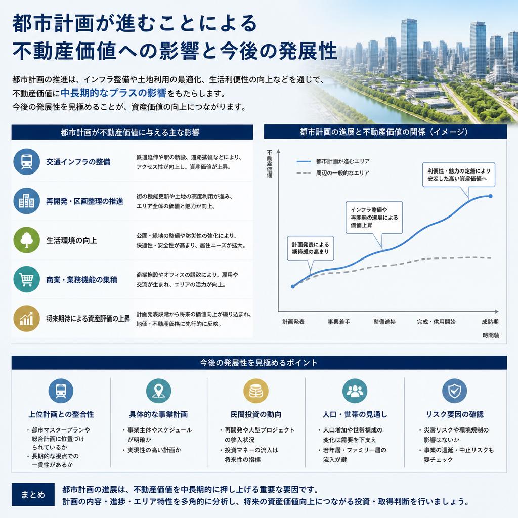 都市計画が不動産に与える影響