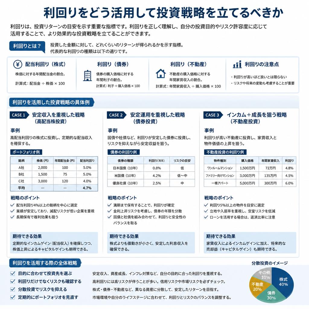 5. 投資戦略における利回りの活用法