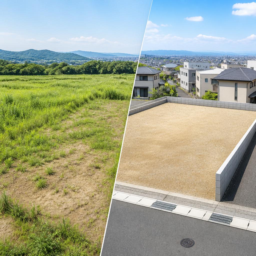 土地と宅地の違いを知って、賢い不動産選びを！